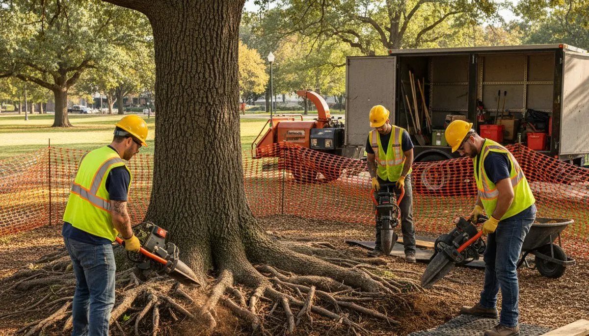 Atlanta root protection service for healthy tree roots in Atlanta, GA by Arbor Tree Care