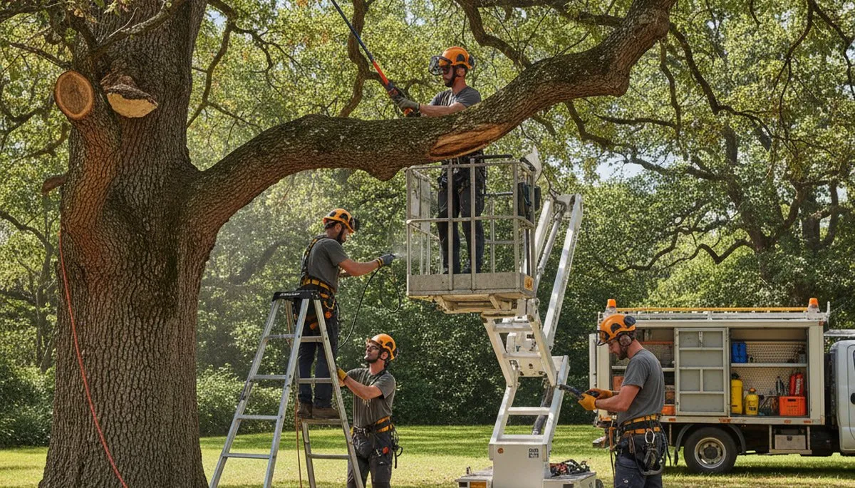 Atlanta tree disease treatment by Arbor Tree Care for fungal infections and root rot in Atlanta, GA
